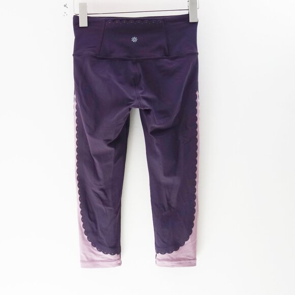 Athleta Elation Scallop Capri Size (XS Petite) Purple - Picture 7 of 13